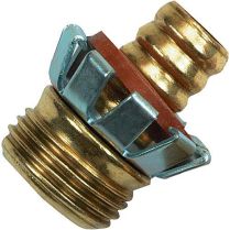 Brass Hose Clincher Coupler Male For 3/4" ID Hoses