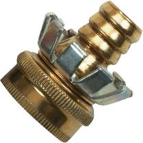 Brass Hose Clincher Coupler Female For 3/4" ID Hoses