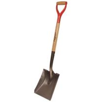 Open Back Square Point Shovel With D-Grip