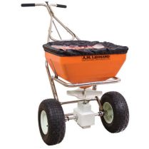 Leonard Lifetime 70lb Broadcast Spreader with Deflector (Stainless Frame)