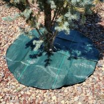 Dewitt Woven Tree Circles - Green (100 Count)