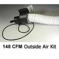 Outside Air Kit (without fan) for Greenhouse Air Inflation Kits 148 CFM