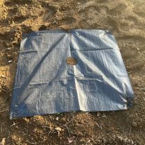 Tree square with 4" hole