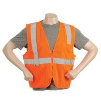 Mesh Safety Vest With Zipper - Class 2