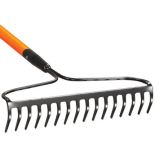 Heat Treated 16 Inch Bow Rake With Composite Handle
