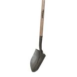 Open Back Round Point Steel Shovel - Ash Handle