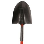 Open Back Round Point Steel Shovel W Composite Handle