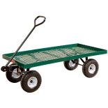 Metal Deck Wagon 24in x 48in With Flat-Free Tires